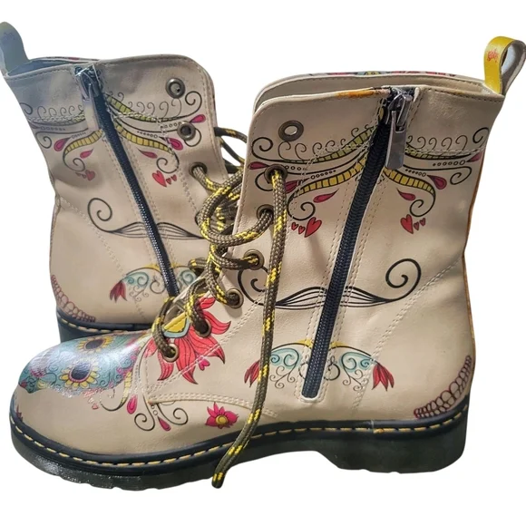 Goby // Women's Long Boots MRT111 // US 7.5 EU 38 // Beige - Picture 4 of 11